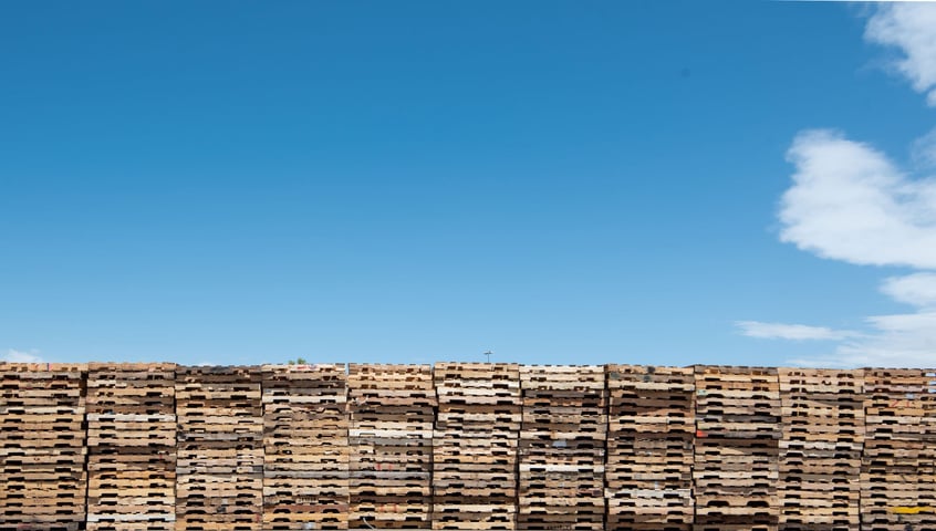 ESG-focused practices by a sustainable pallet company.