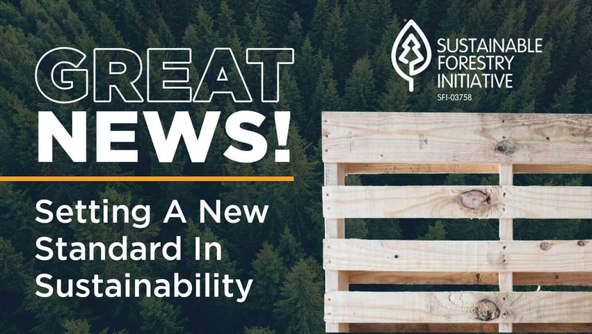 48forty Solutions' recycled pallets are now SFI-certified