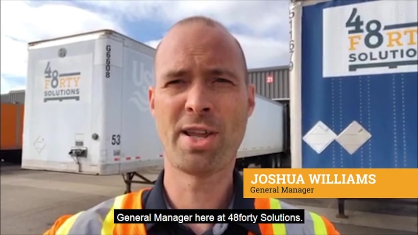 Joshua Morse explains how 48forty buys pallets for recycling and reuse